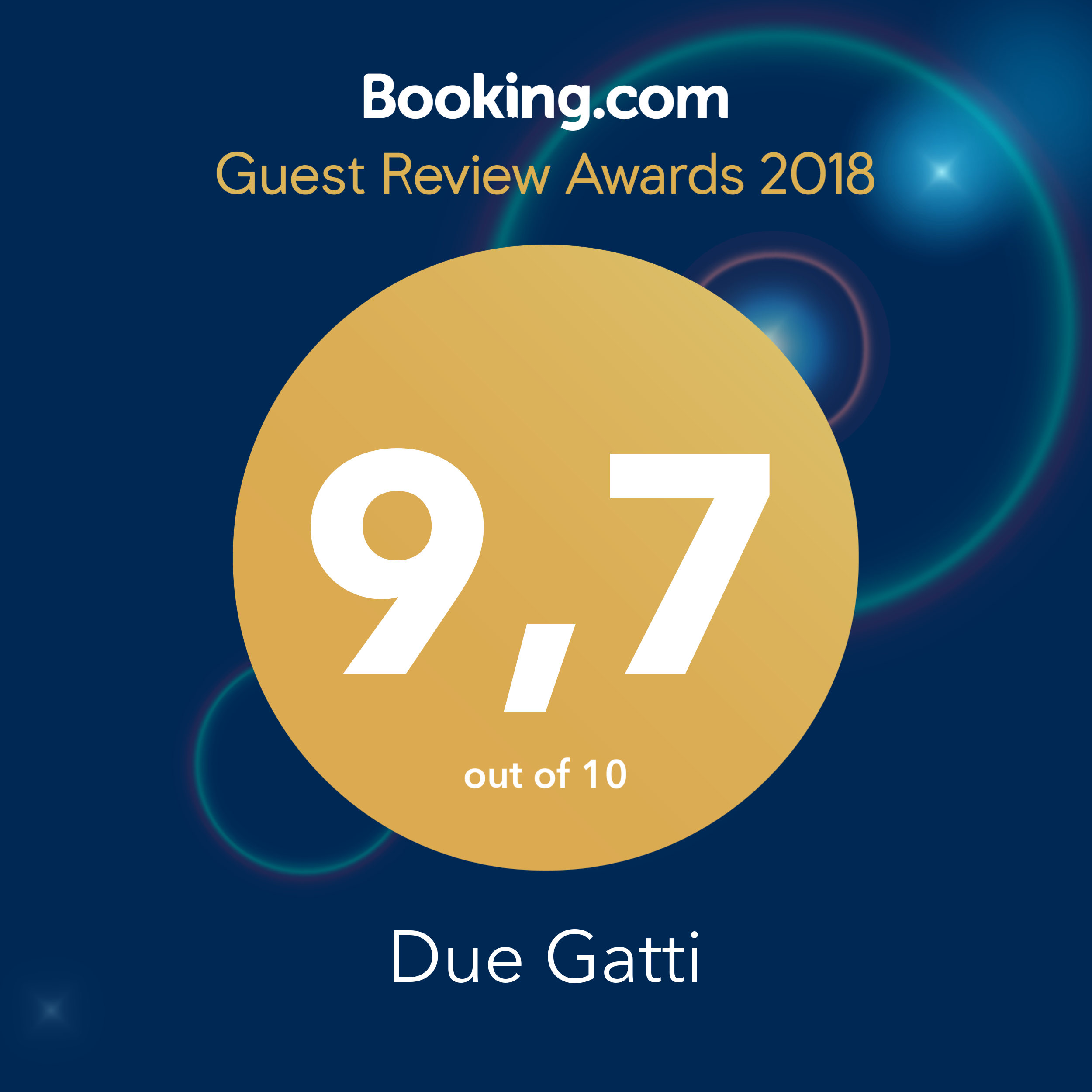 award booking 2018